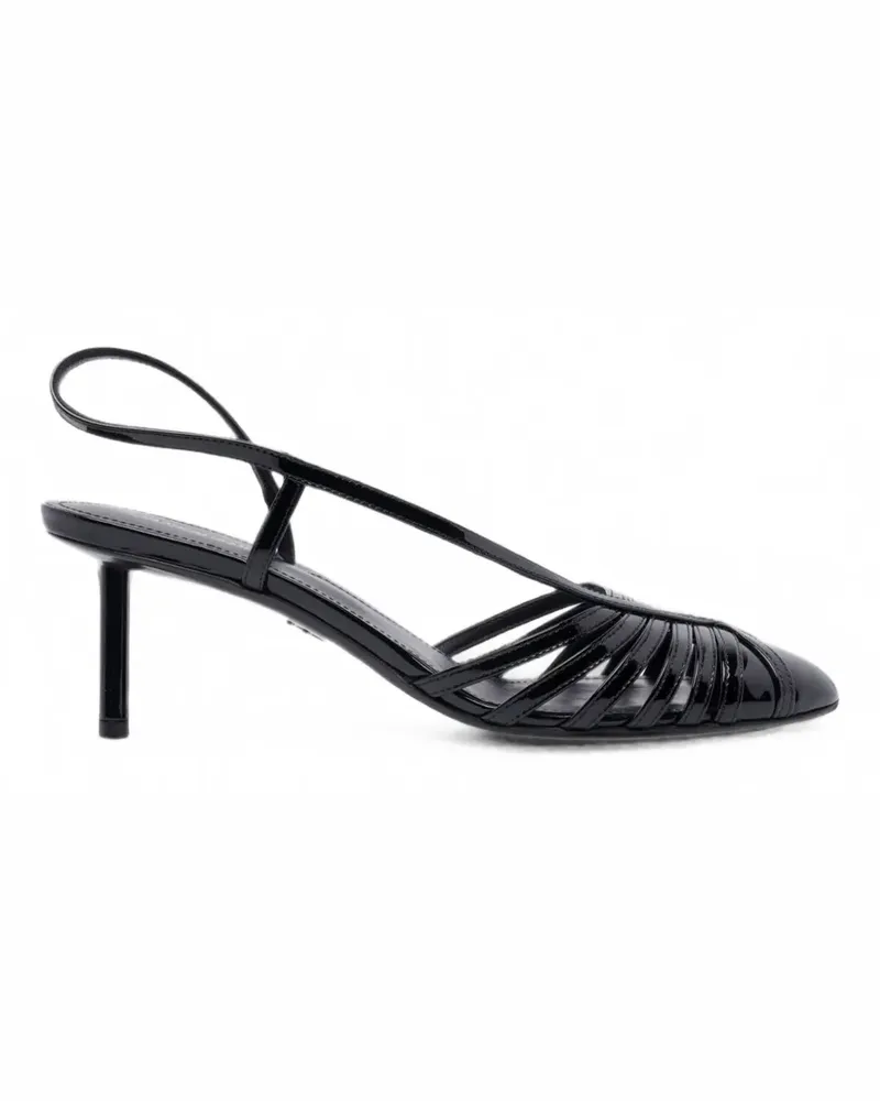 Ferragamo Pumps mit Lackleder-Finish - Schwarz Schwarz