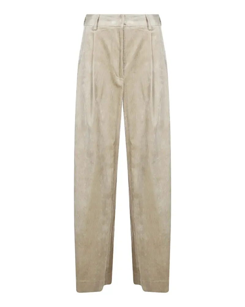 Antonelli Firenze pleated corduroy trousers - Nude Nude