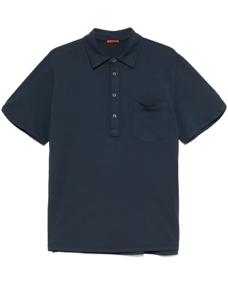 BARENA Spilo New Jersey-Poloshirt - Blau Blau