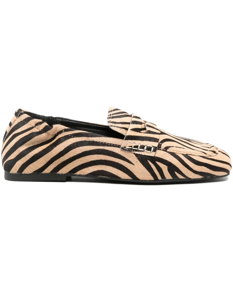 ash Barkley zebra print loafers - Braun Braun