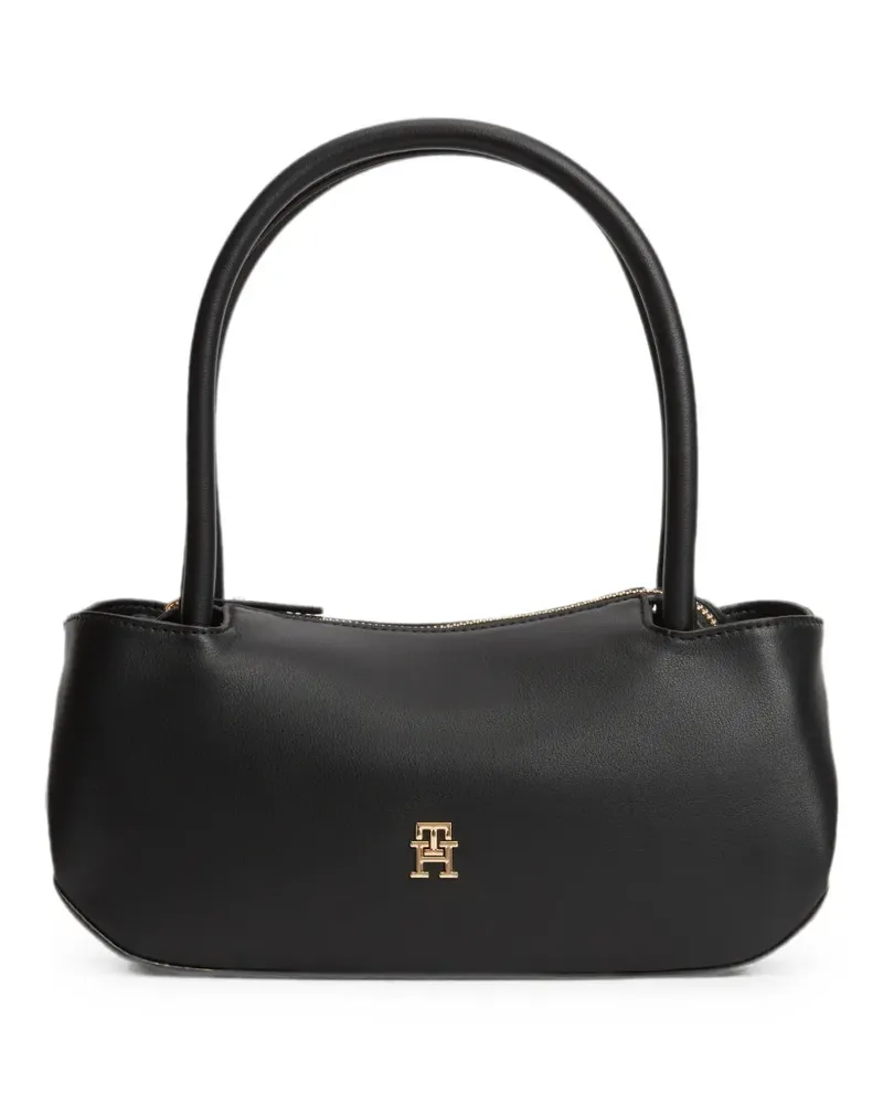 Tommy Hilfiger logo-plaque shoulder bag - Schwarz Schwarz