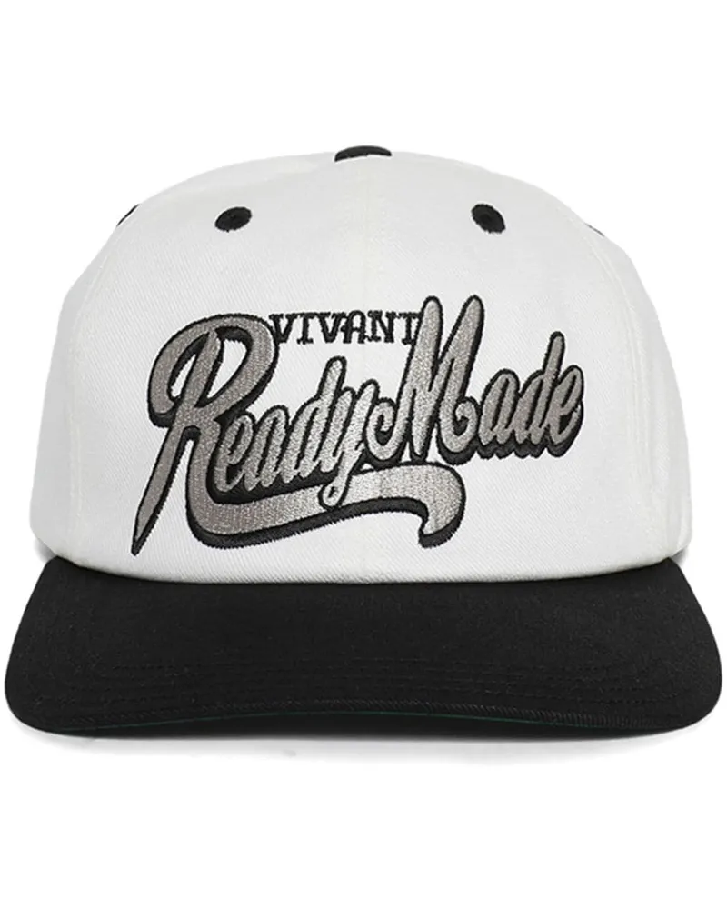 READYMADE Baseballkappe mit Logo-Stickerei - Weiß Weiß