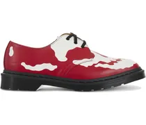 1461 Derby-Schuhe mit Totenkopf - Rot