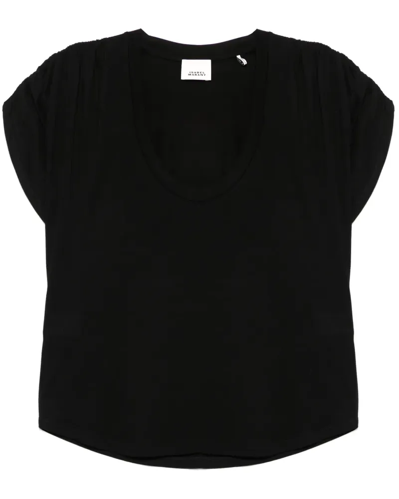 Isabel Marant Emmanuela T-Shirt - Schwarz Schwarz