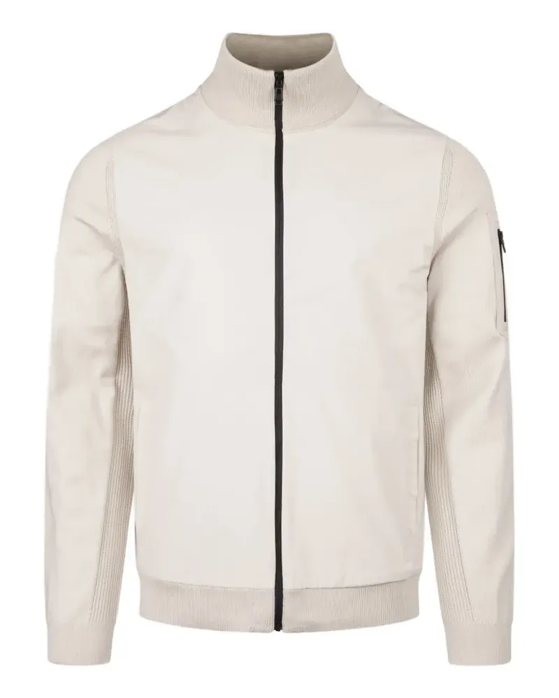 HUGO BOSS Momentum-X zip-fastening pocket jacket - Nude Nude