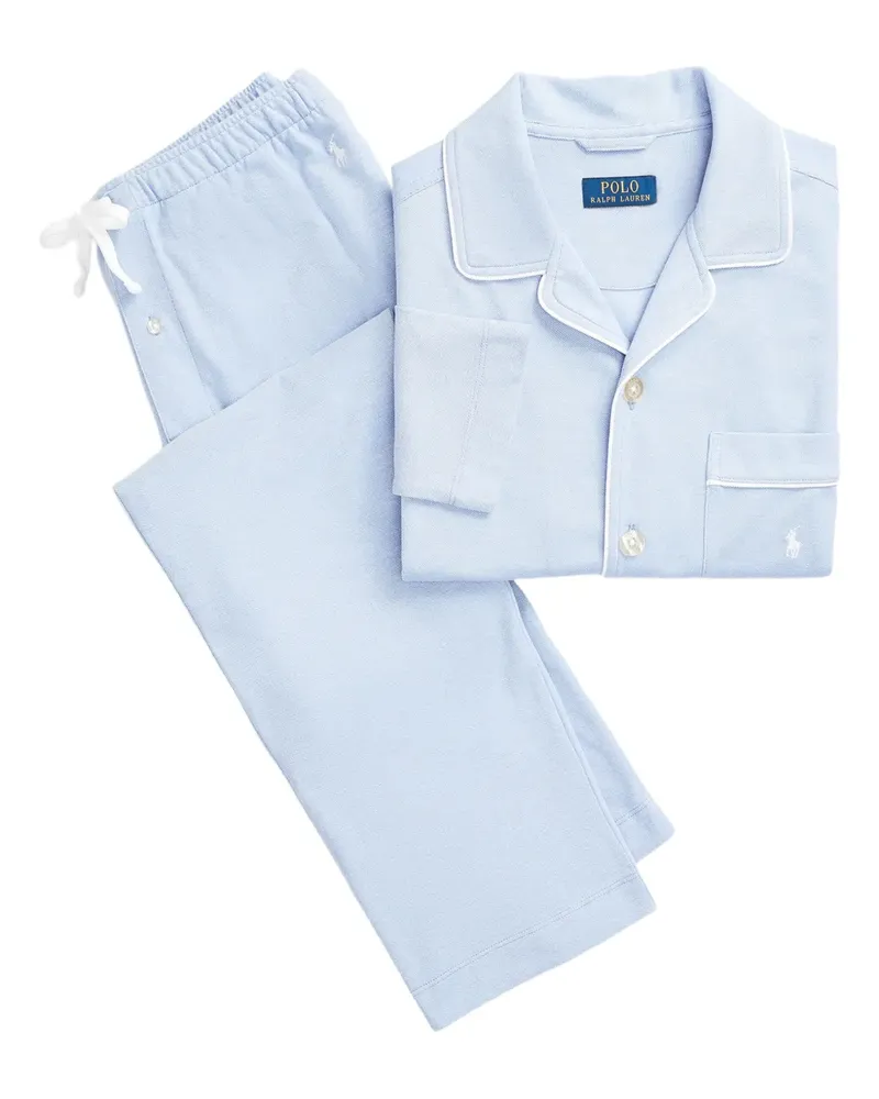 Ralph Lauren Pyjama aus Baumwolle - Blau Blau