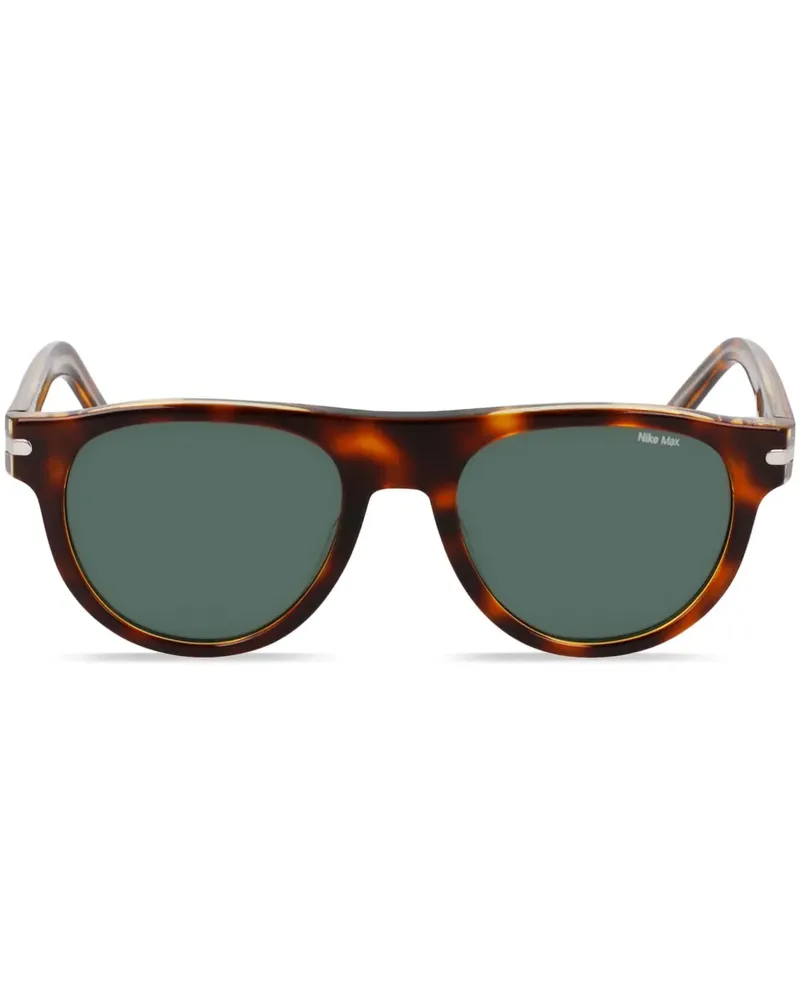 Nike Crescent III Sonnenbrille mit rundem Gestell - Braun Braun
