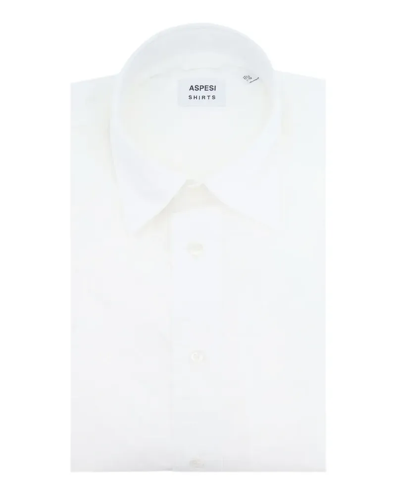ASPESI Fred cotton shirt - Weiß Weiß