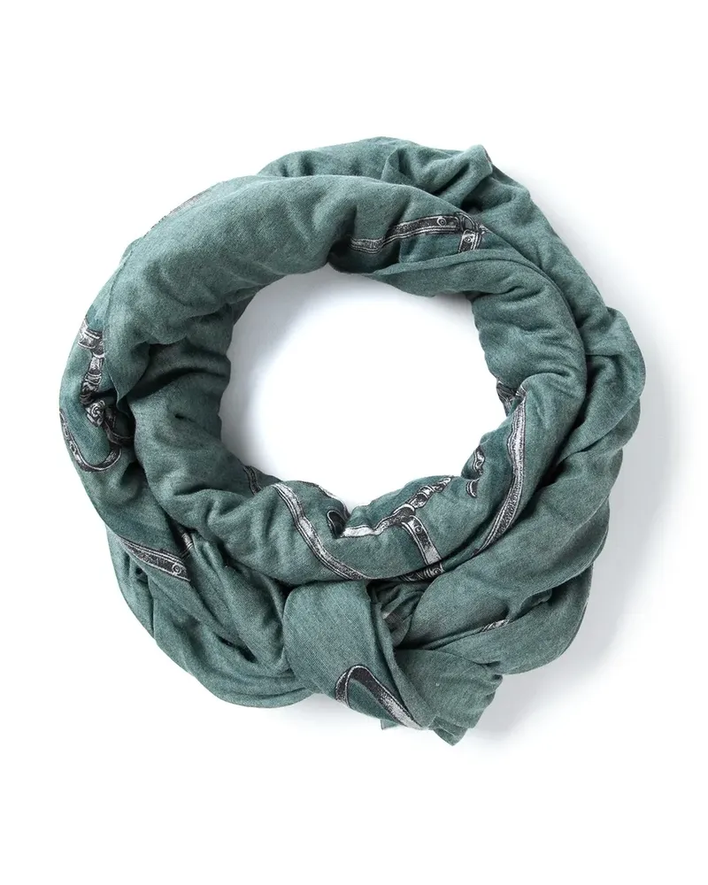 Gucci graphic print scarf - Grün Grün