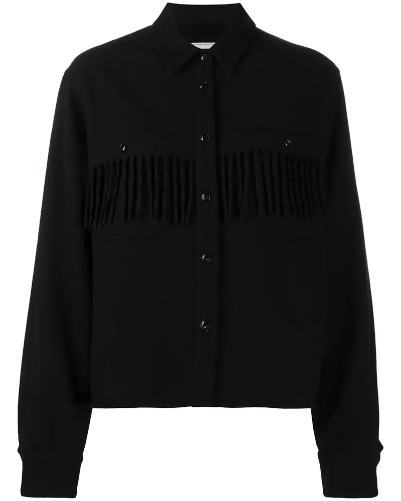 Woolrich Hemd mit Fransen - Schwarz Schwarz