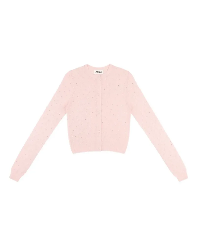 Area crystal-embellished cardigan - Rosa Rosa
