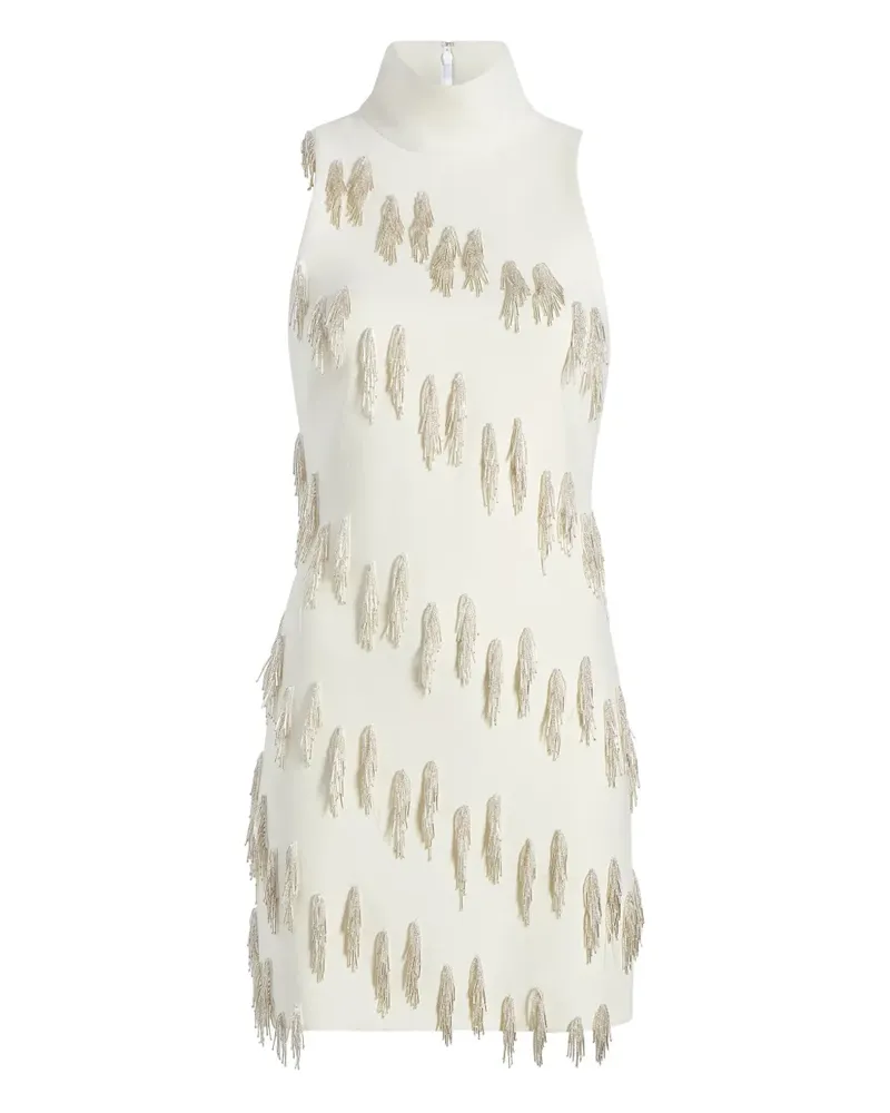 Cinq à Sept Kleid mit Rollkragen - Weiß Weiß