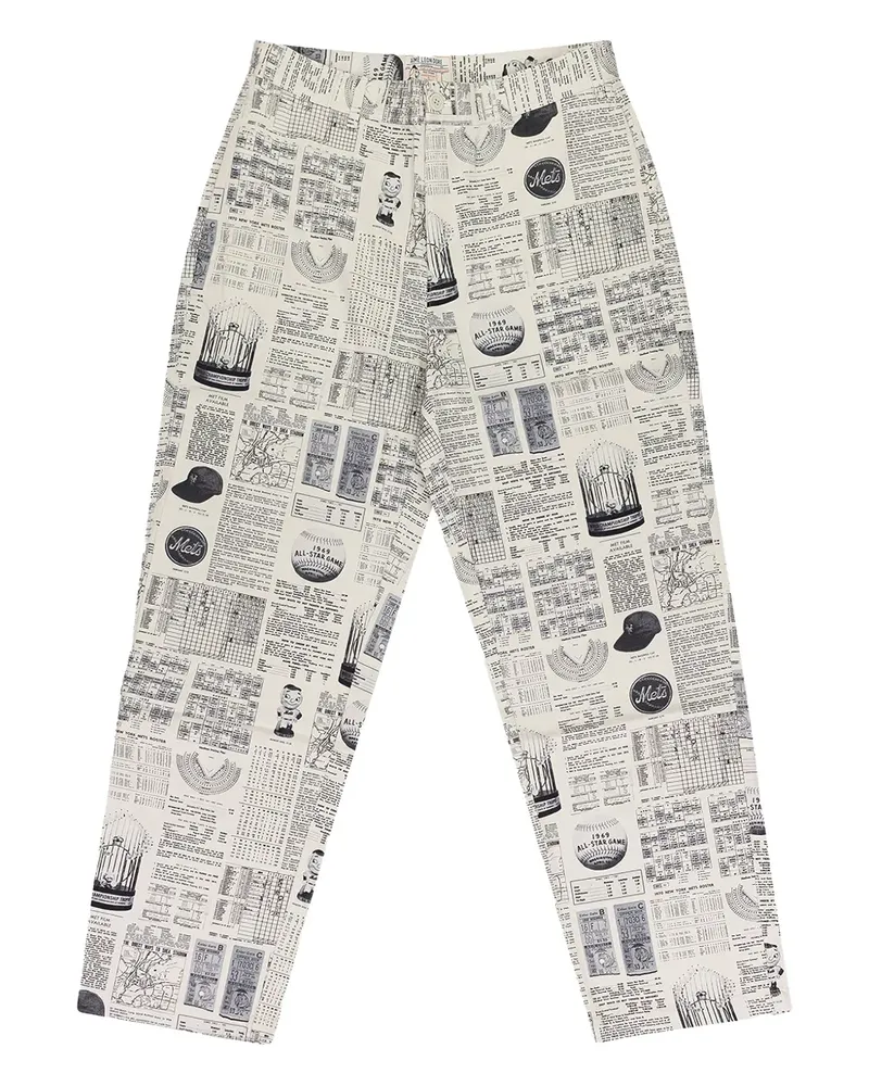 Aimé Leon Dore New York Mets straight-leg trousers - Grau Grau