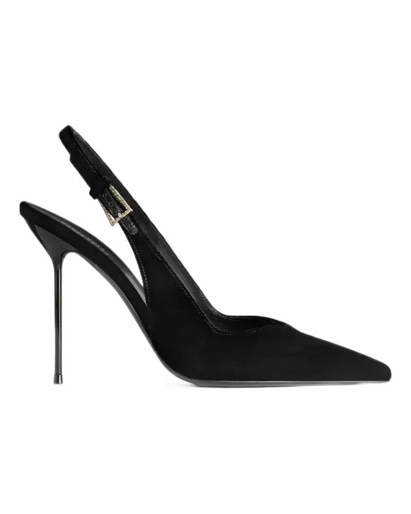 Paris Texas Lidia slingback pumps - Schwarz Schwarz