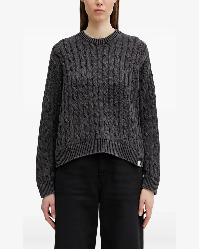 Carhartt WIP Carter cable-knit sweater - Schwarz Schwarz
