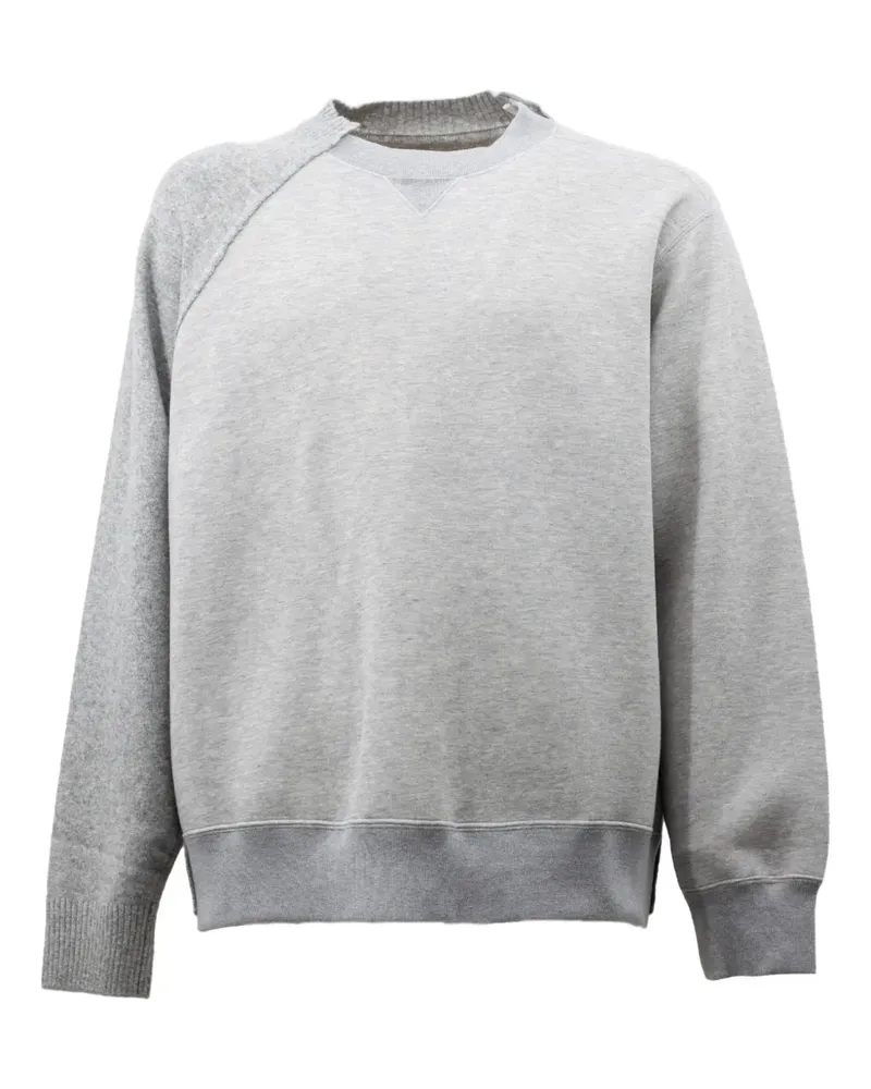 Sacai Sweatshirt mit Raglanärmeln - Grau Grau