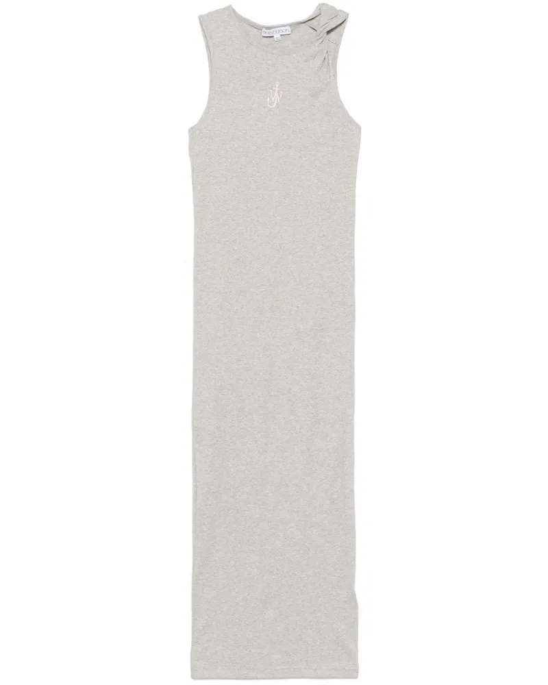 J.W.Anderson Kleid mit Logo - Grau Grau