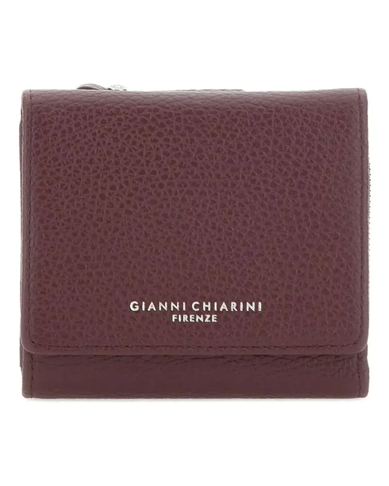 Gianni Chiarini Strukturiertes Portemonnaie - Rot Rot