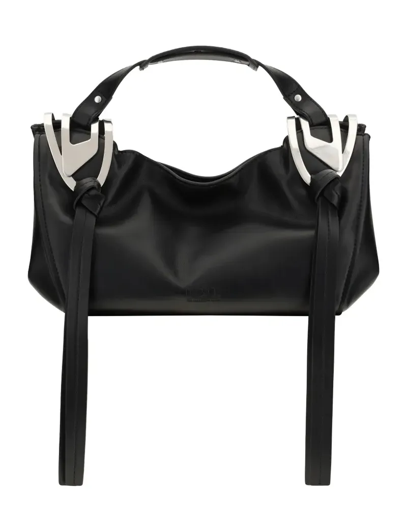 Diesel knot top handle shoulder bag - Schwarz Schwarz