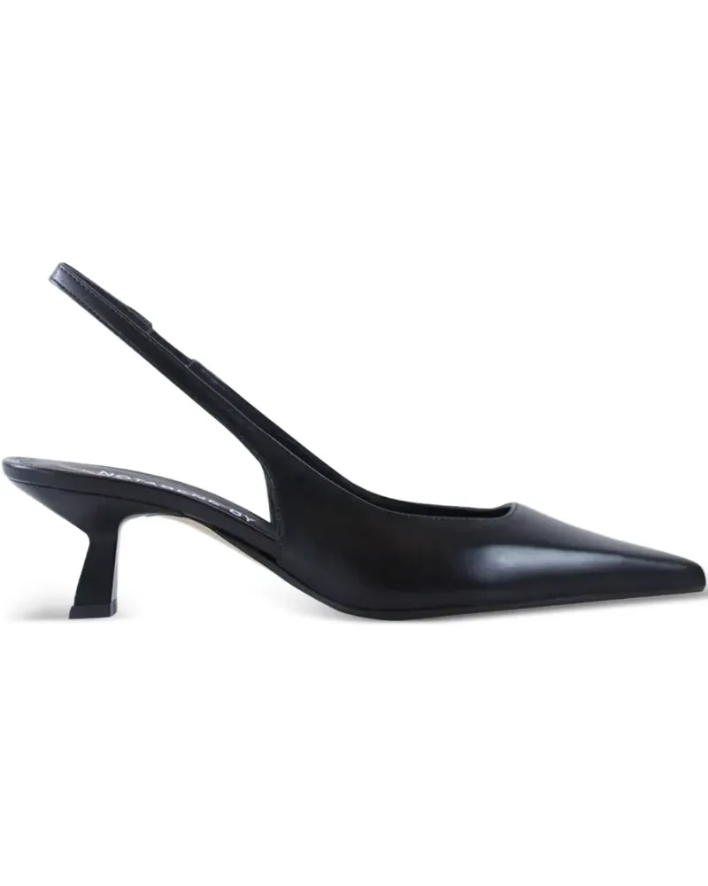 NOTABENE Elisa Pumps mit spitzer Kappe 50mm - Schwarz Schwarz