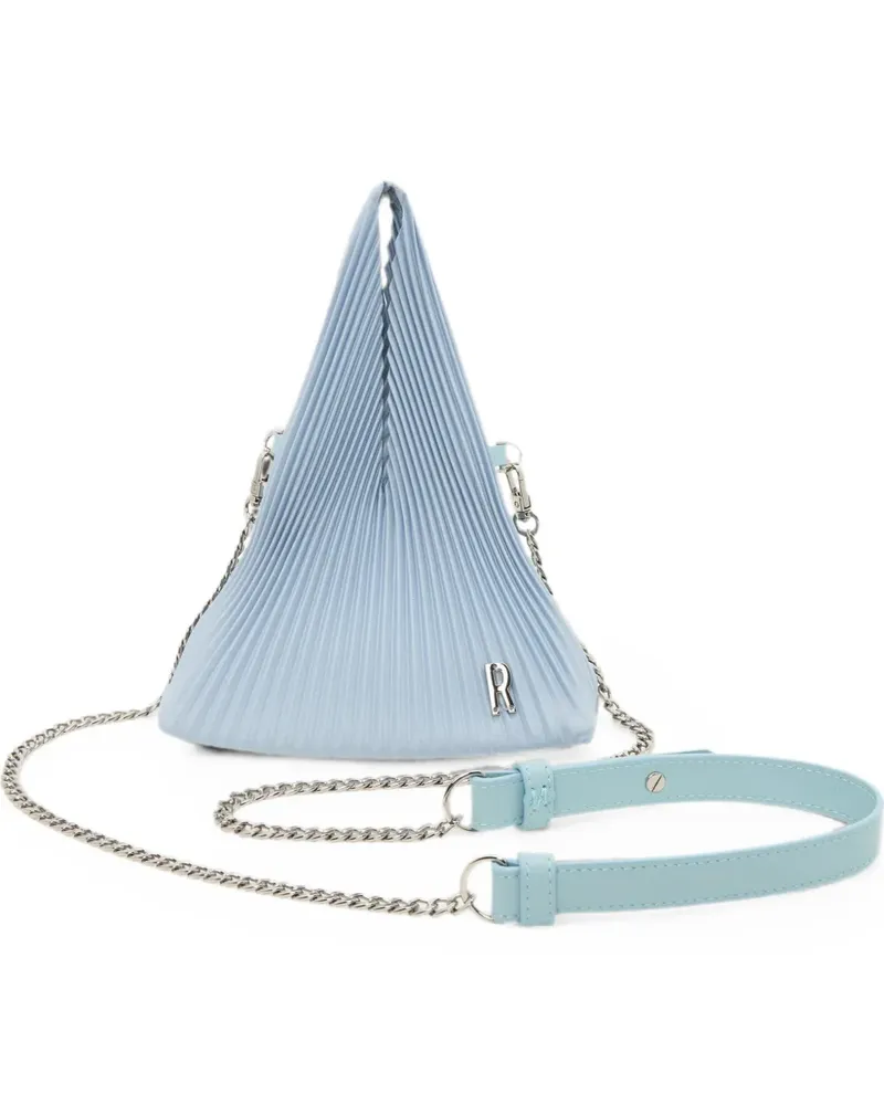 Repeat Petite Handtasche mit Falten - Blau Blau