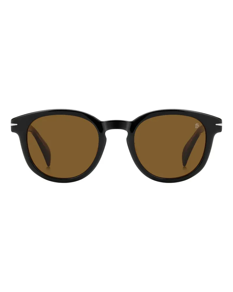 EYEWEAR by DAVID BECKHAM round-frame sunglasses - Schwarz Schwarz