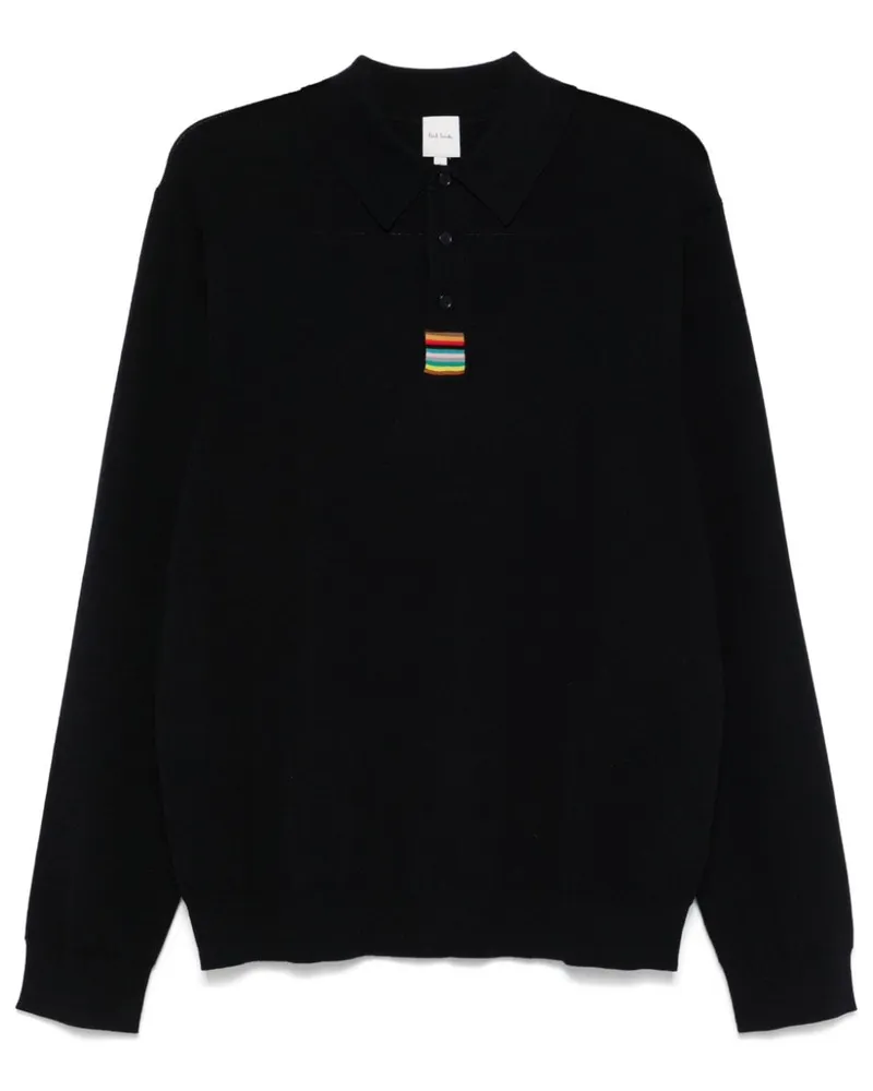 Paul Smith Gestricktes Poloshirt - Blau Blau