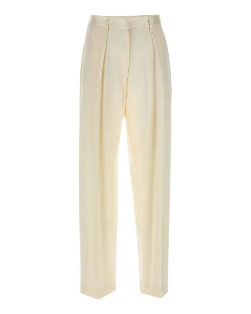 Victoria Beckham pleated trousers - Nude Nude