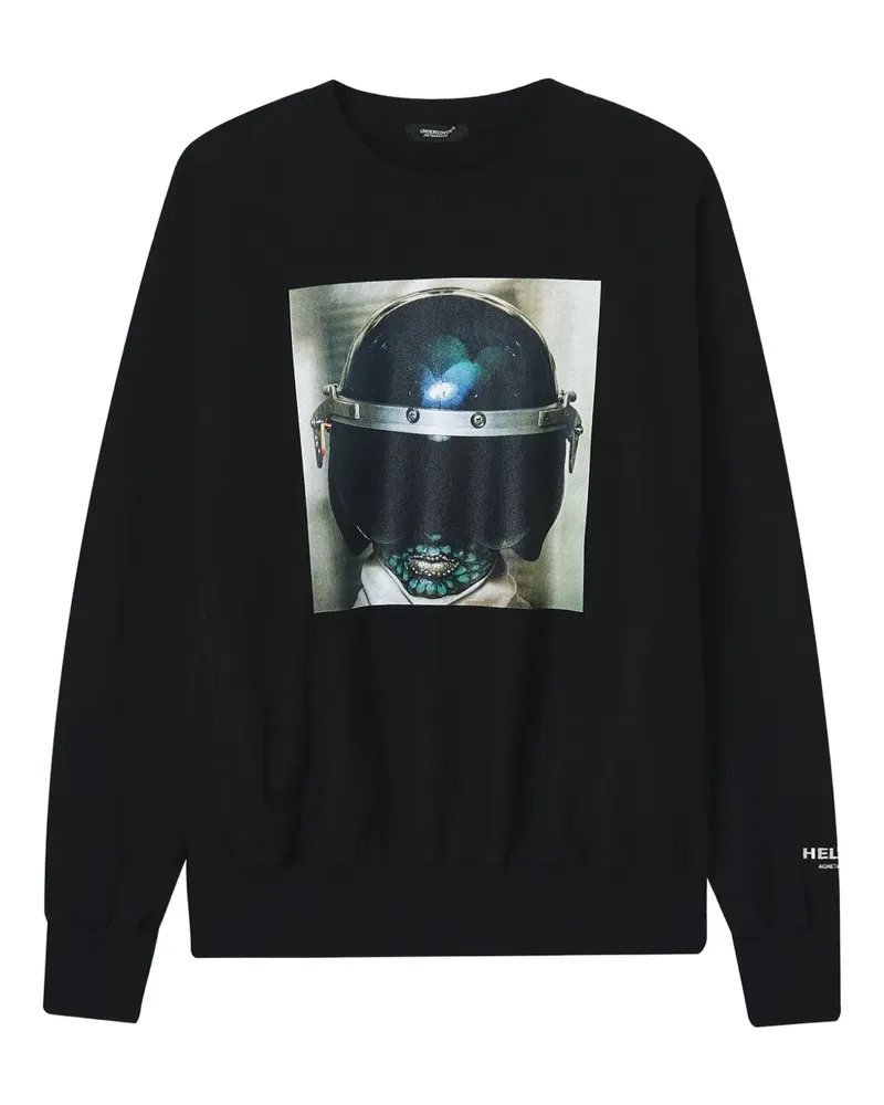 Undercover Sweatshirt mit grafischem Print - Schwarz Schwarz