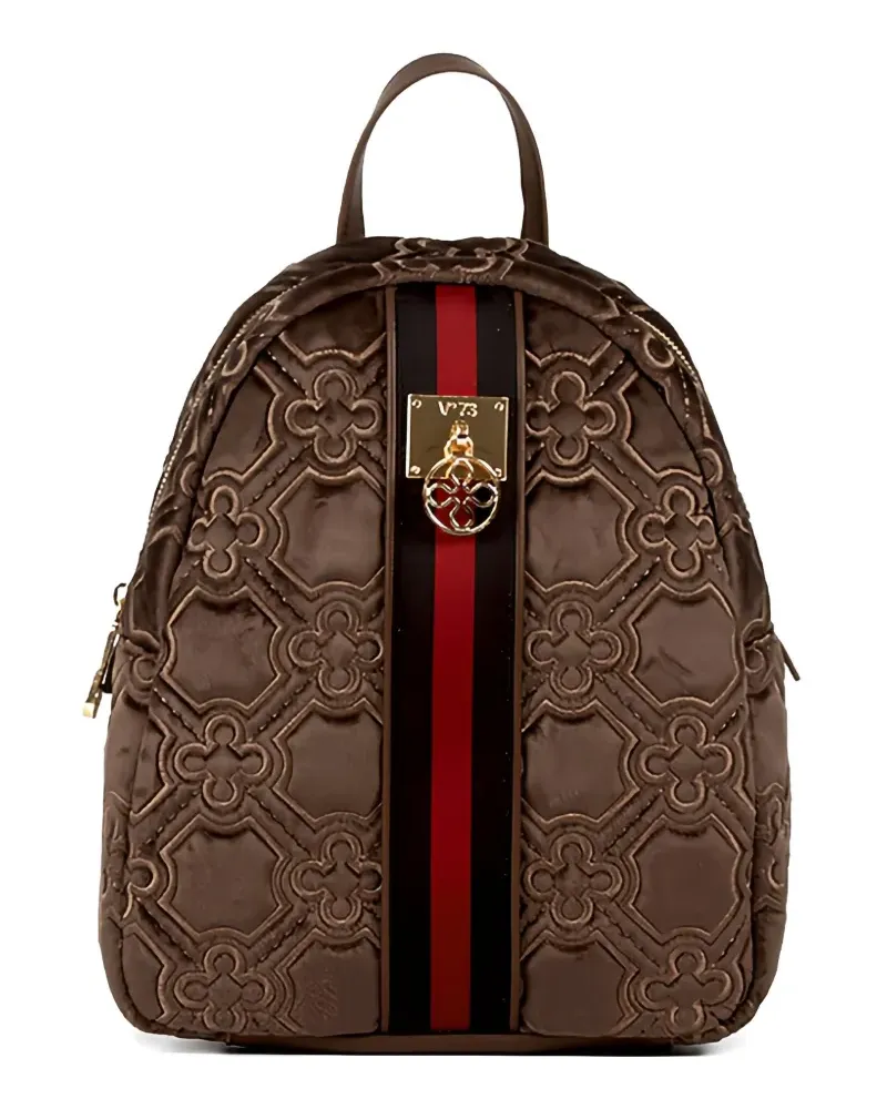 V°73 quilted backpack - Braun Braun