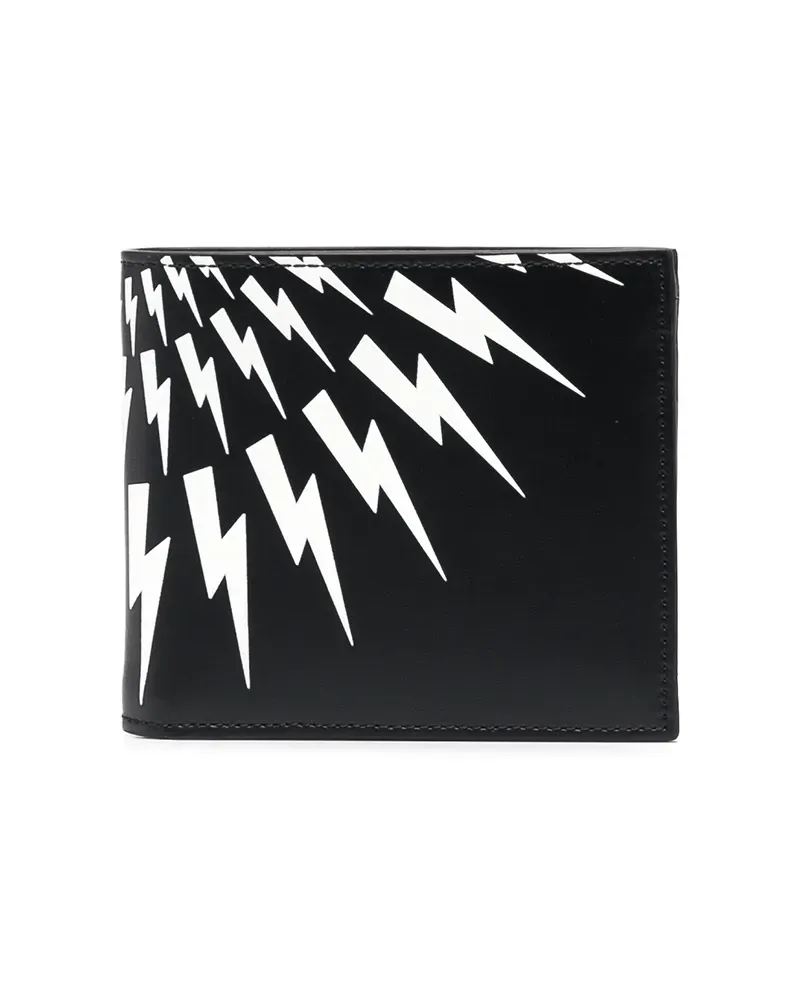Neil Barrett Thunderbolt' Portemonnaie - Schwarz Schwarz
