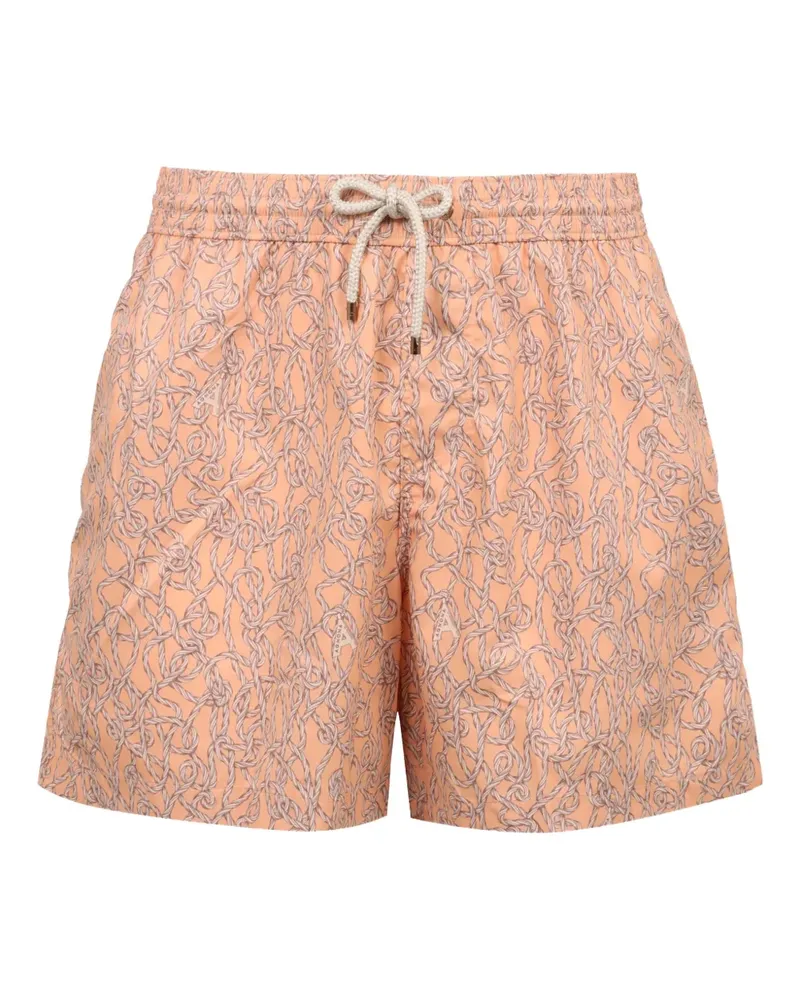 AGNONA Badeshorts mit Kordelzug - Rosa Rosa