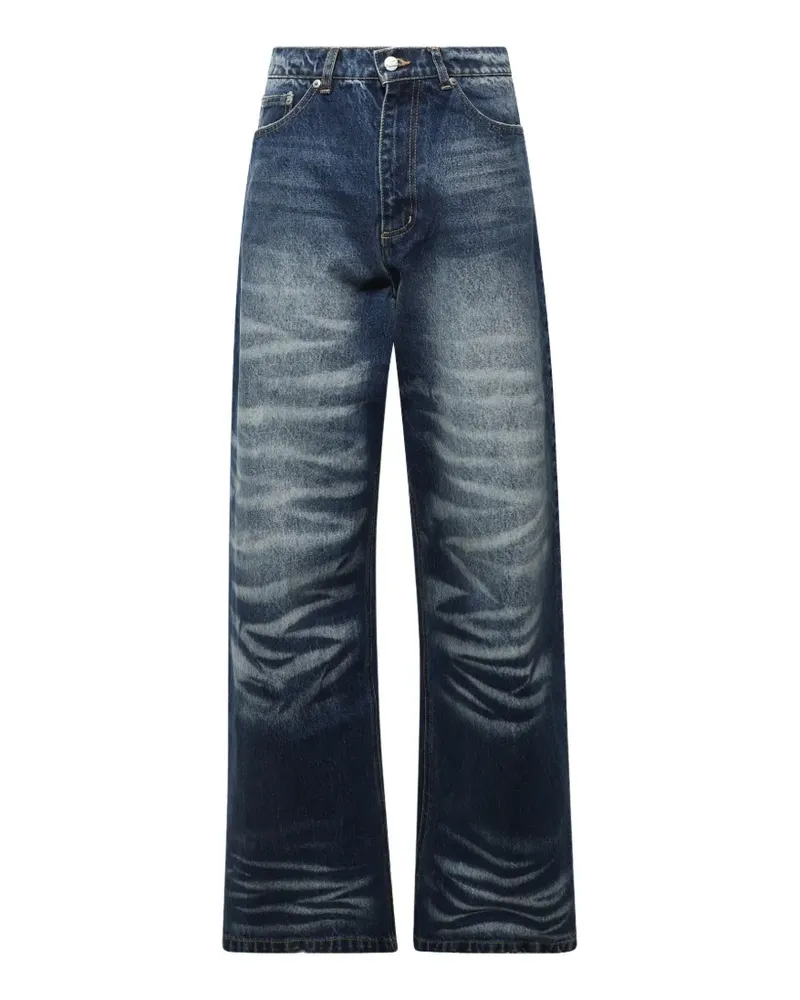 Natasha Zinko faded baggy jeans - Blau Blau