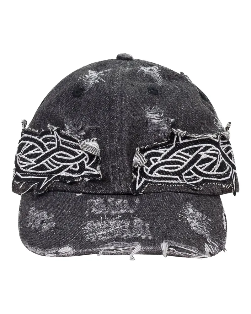 WHO DECIDES WAR thorned baseball cap - Grau Grau