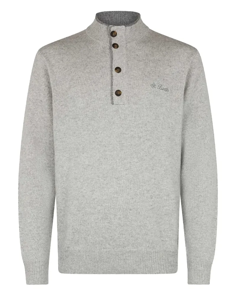 MC2 Saint Barth Pullover mit Stehkragen - Grau Grau