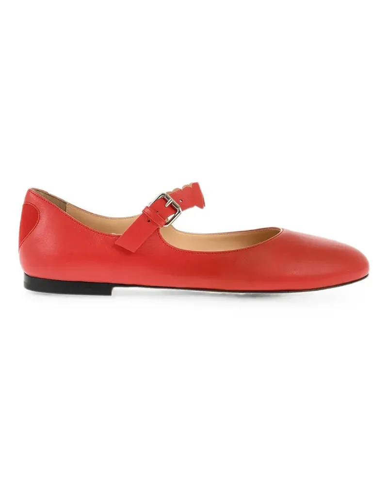 Mach & Mach Petit Coeur Ballerinas - Rot Rot