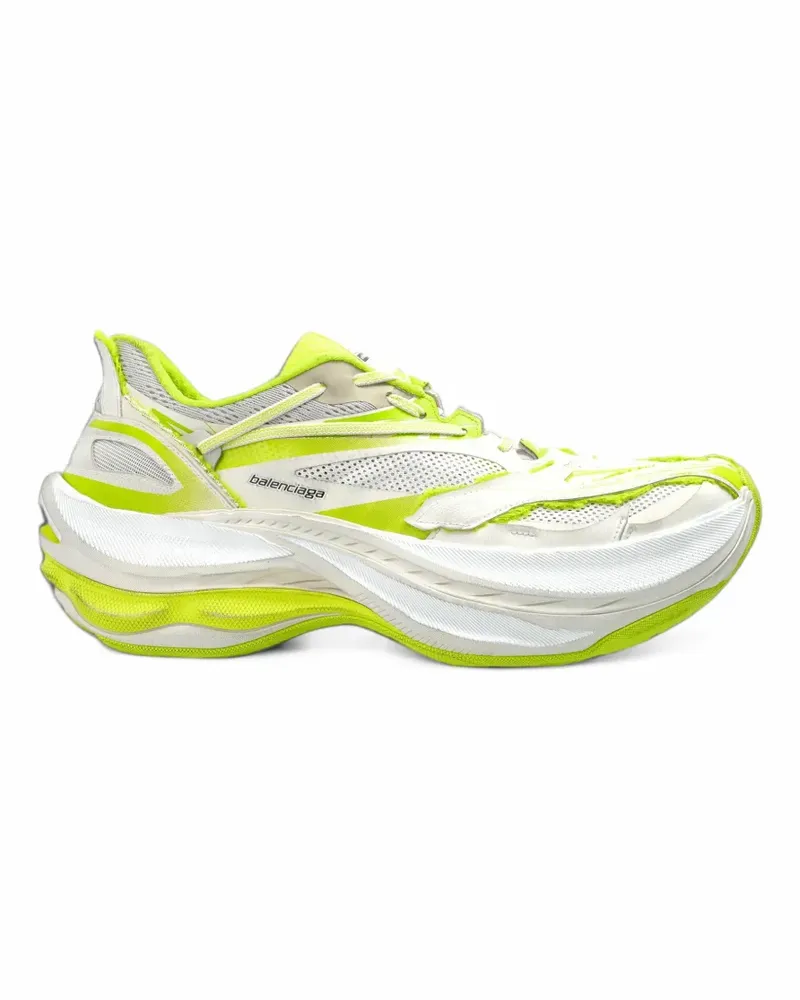 Balenciaga Jet Sneakers in der Farbe Eggshell/Lime - Nude Nude