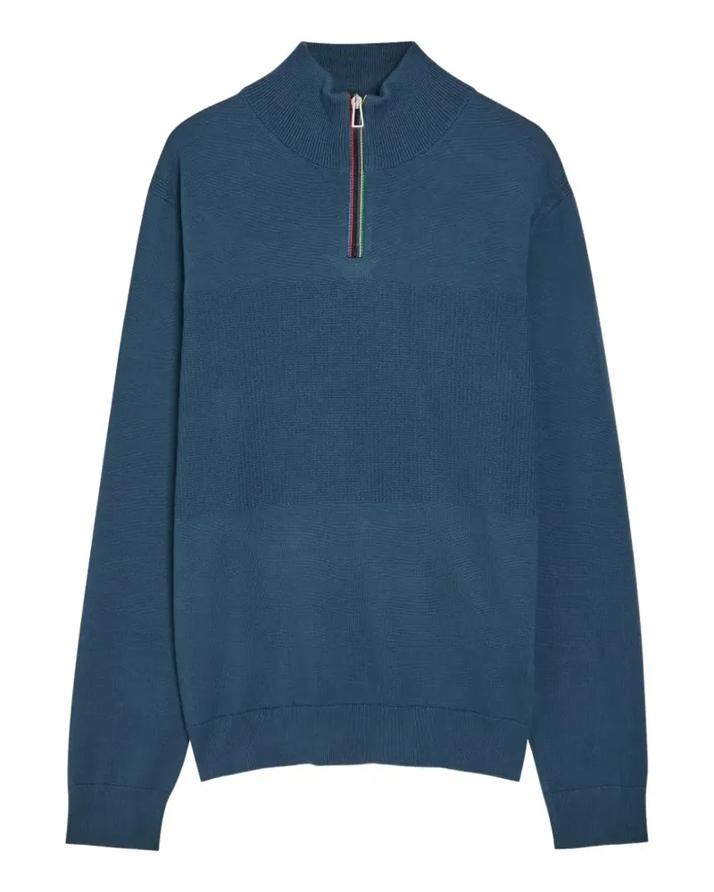 Paul Smith quarter-zip sweater - Blau Blau