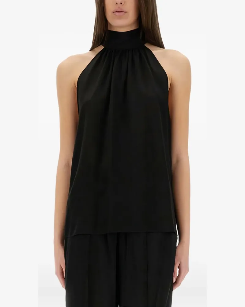 Tom Ford Bluse mit Stehkragen - Schwarz Schwarz