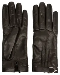 Gucci Handschuhe aus Leder Braun