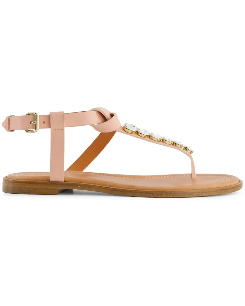 Giambattista Valli Sandalen mit Kristallen - Rosa Rosa