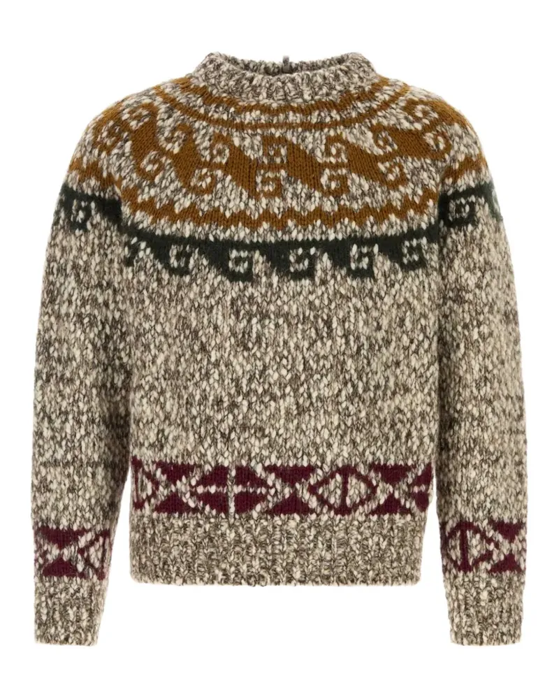 Moncler Fair Isle Pullover - Nude Nude