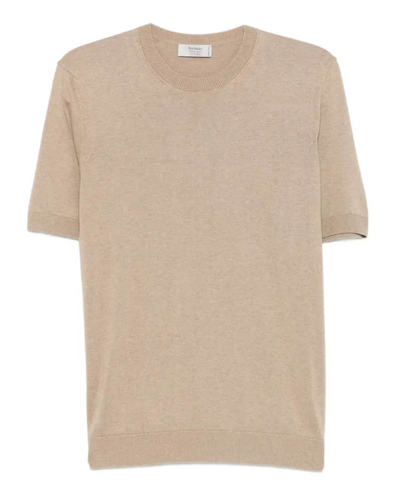 Ferrante Kurzärmeliger Pullover - Nude Nude