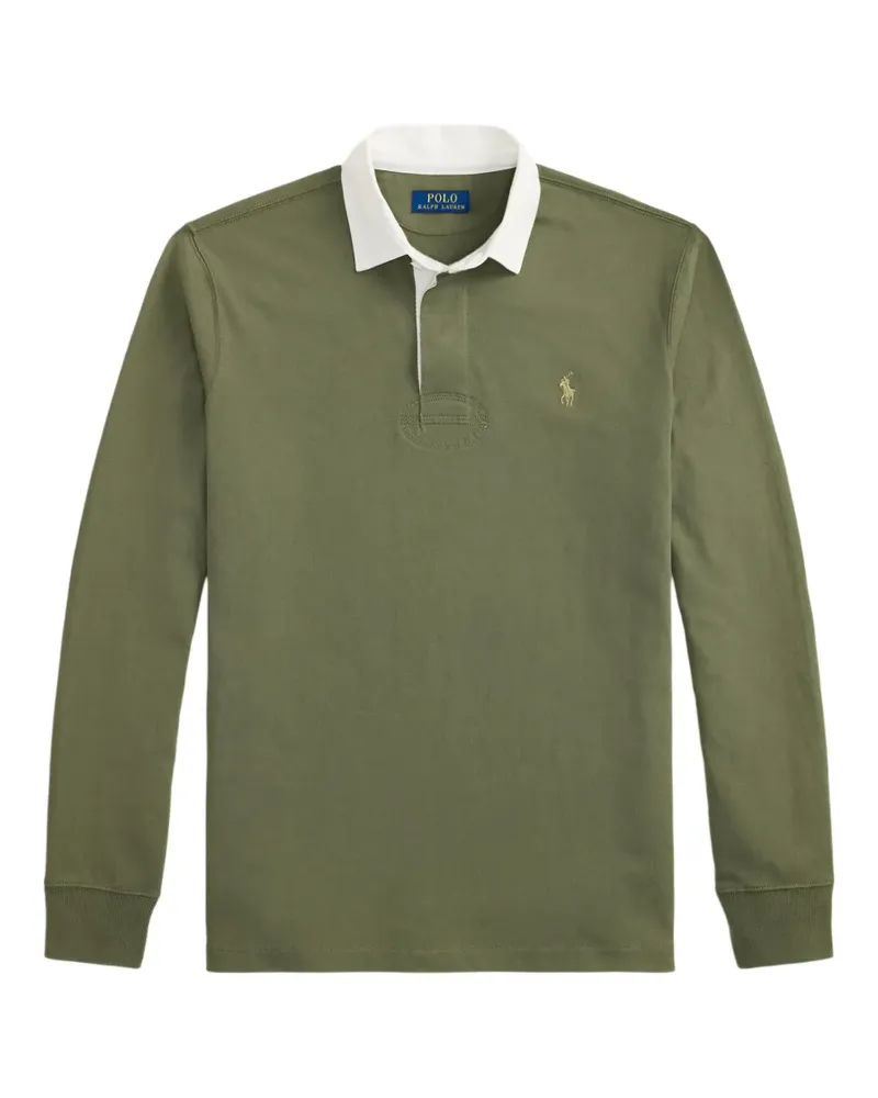 Ralph Lauren Rugby-Poloshirt mit Iconic Pony-Stickerei - Grün Grün