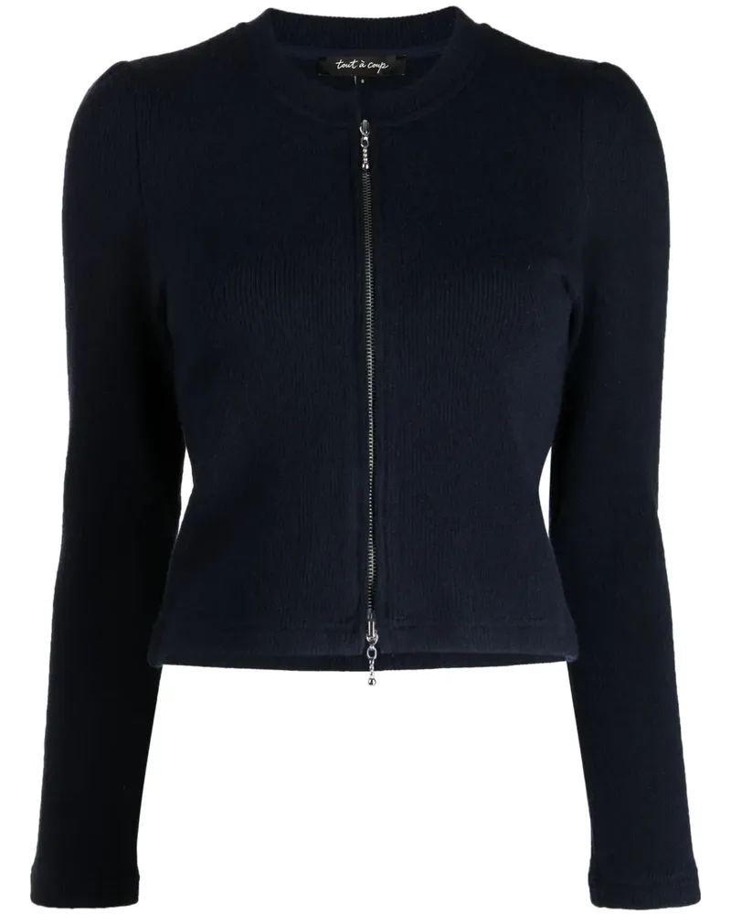 Tout a Coup Gerippte Jacke - Blau Blau
