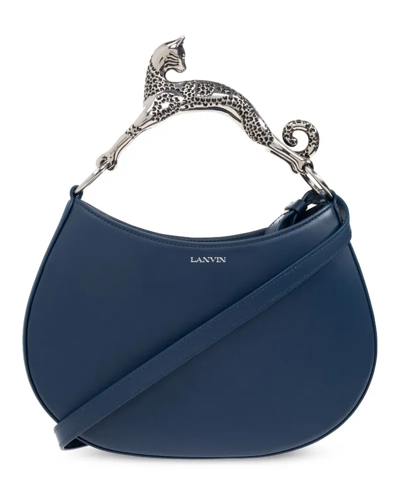 Lanvin Shopper mit Katzenhenkel - Blau Blau