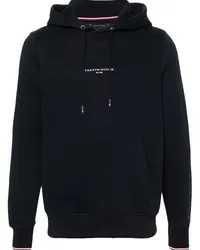 Tommy Hilfiger Hoodie mit Logo-Print Blau