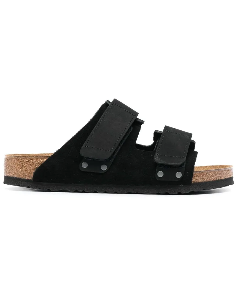 Birkenstock Uji Pantoletten - Schwarz Schwarz