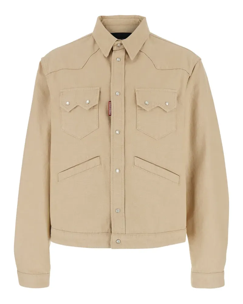 Dsquared2 chest-pocket jacket - Nude Nude