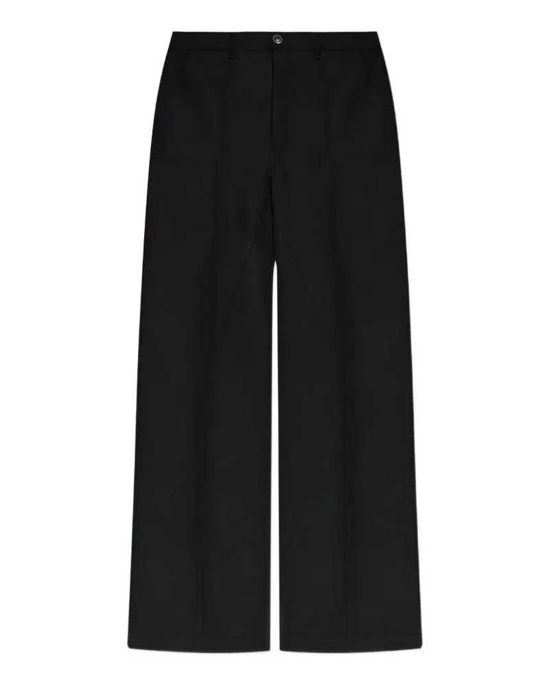 Rick Owens Hose mit weitem Bein - Schwarz Schwarz